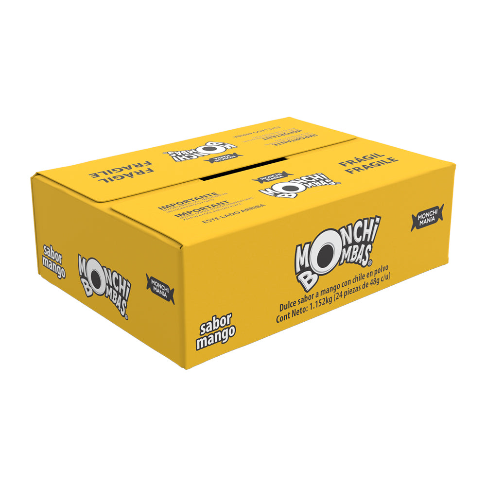 Caja Monchibombas Mango con 24 empaques